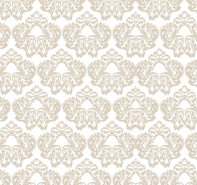 Fensterrollo innen in Beige mit Muster