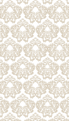 Fensterrollo innen in Beige mit Muster