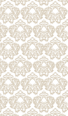 Fensterrollo innen in Beige mit Muster