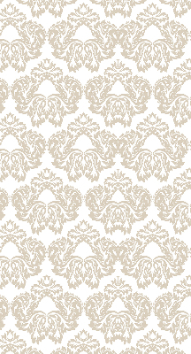 Fensterrollo innen in Beige mit Muster