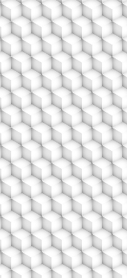 Fensterrollo innen in 3D-Würfel-Optik