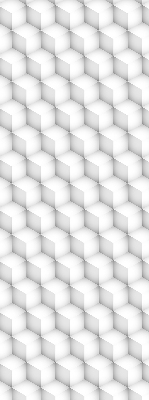 Fensterrollo innen in 3D-Würfel-Optik