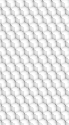 Fensterrollo innen in 3D-Würfel-Optik