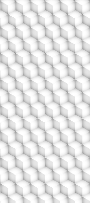 Fensterrollo innen in 3D-Würfel-Optik