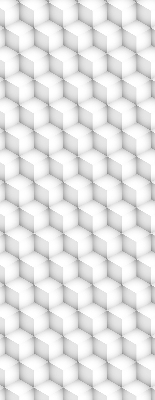Fensterrollo innen in 3D-Würfel-Optik