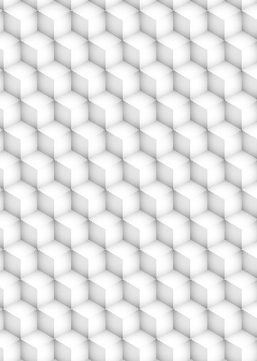 Fensterrollo innen in 3D-Würfel-Optik