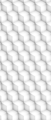 Fensterrollo innen in 3D-Würfel-Optik