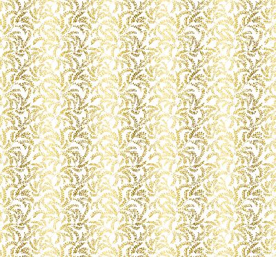 Rollo Fenster in Gold mit Zweigmotiv