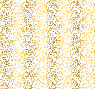 Rollo Fenster in Gold mit Zweigmotiv
