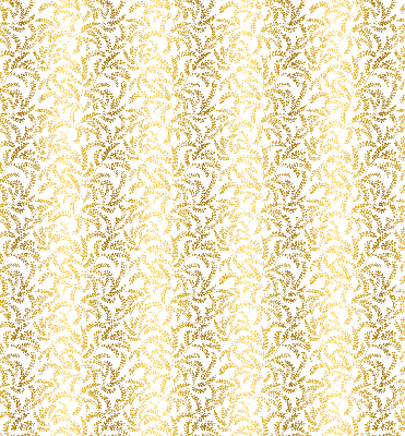 Rollo Fenster in Gold mit Zweigmotiv