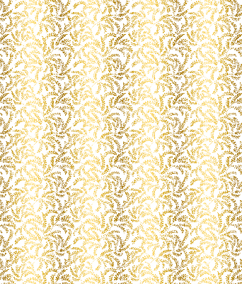 Rollo Fenster in Gold mit Zweigmotiv