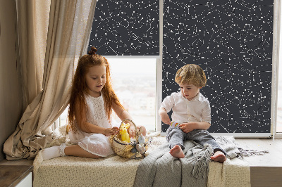 Fensterrollo innen als Konstellation