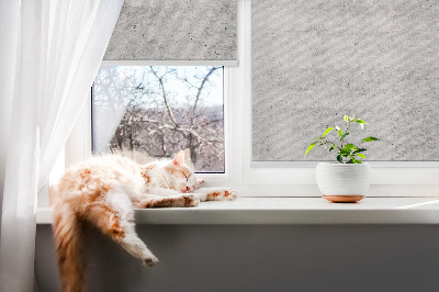 Fensterrollo innen in grauer Ausführung