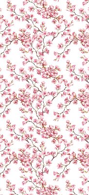 Rollo Fenster in Rosa und als Lilie