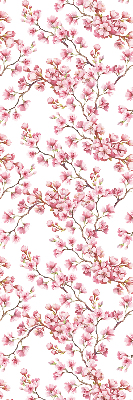 Rollo Fenster in Rosa und als Lilie