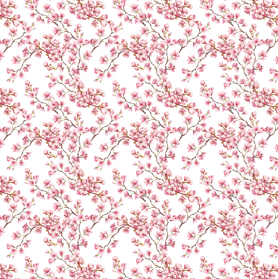 Rollo Fenster in Rosa und als Lilie