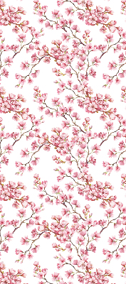 Rollo Fenster in Rosa und als Lilie