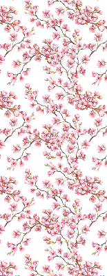Rollo Fenster in Rosa und als Lilie