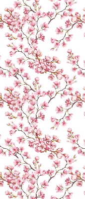 Rollo Fenster in Rosa und als Lilie
