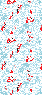 Fensterrollo mit Fischmotiv für Wasserdesign