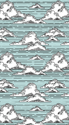 Fensterrollo innen in der Variante Wolken