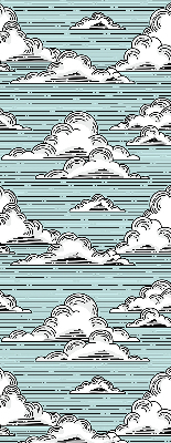 Fensterrollo innen in der Variante Wolken
