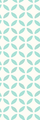 Rollo Fenster in Beige mit Muster