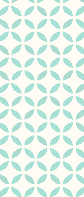 Rollo Fenster in Beige mit Muster