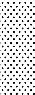 Fensterrollo in Schwarz mit Punkten