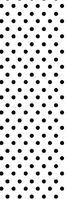 Fensterrollo in Schwarz mit Punkten