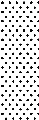 Fensterrollo in Schwarz mit Punkten