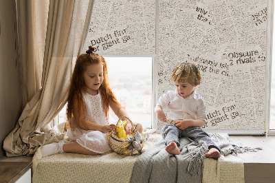 Fensterrollo innen