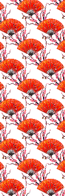 Fensterrollo rote Fans