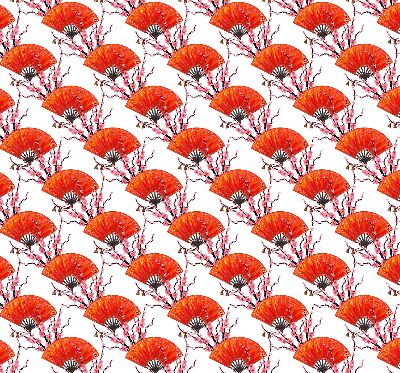 Fensterrollo rote Fans