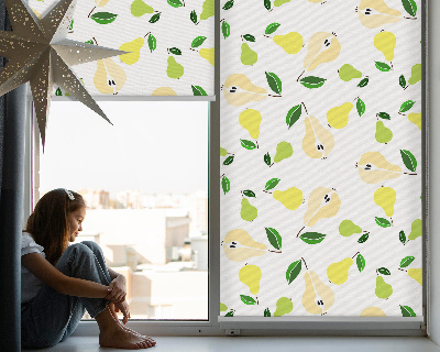 Fensterrollo innen in der Ausführung Birnen