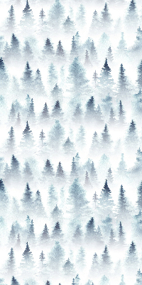 Fensterrollo innen im Design Wald im Nebel