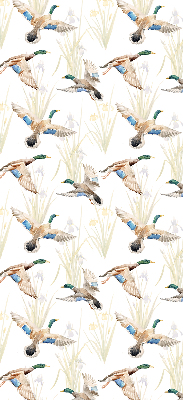 Rollo Fenster mit fliegenden Enten
