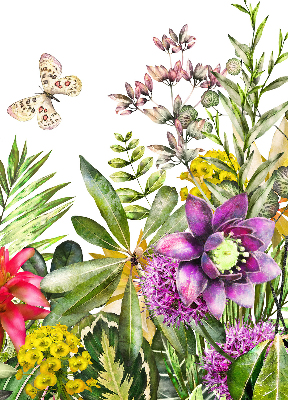 Fensterrollo innen blumen