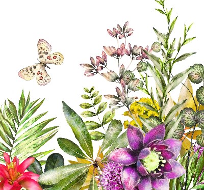Fensterrollo innen blumen