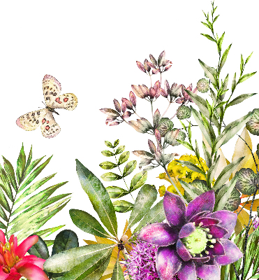 Fensterrollo innen blumen