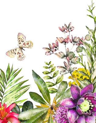 Fensterrollo innen blumen