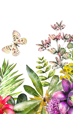 Fensterrollo innen blumen