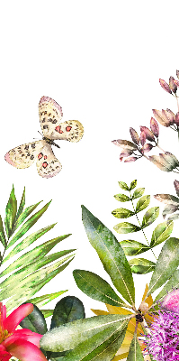 Fensterrollo innen blumen