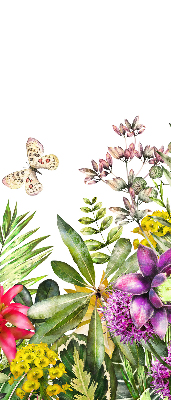 Fensterrollo innen blumen