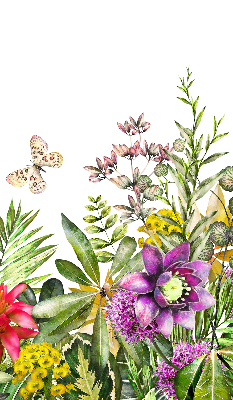 Fensterrollo innen blumen
