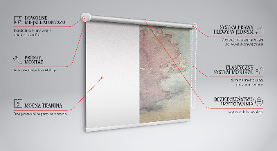 Rollo Fenster in buntem Design