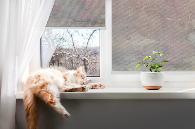 Rollo Fenster in buntem Design