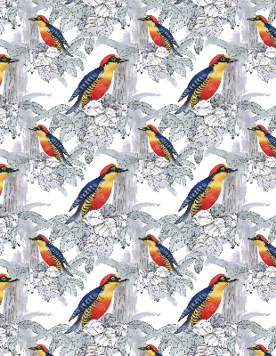 Fensterrollo innen in bunten Farben