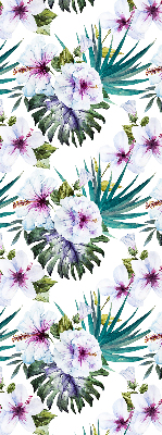 Rollo Fenster blumen