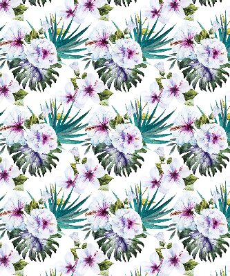 Rollo Fenster blumen